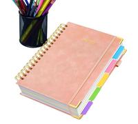Krmoau College Carnet de notes ligné DIN A5 avec intercalaire amovible | 300 pages Planificateur pour enseignants, élèves, notes, école, étude, cours | Réunions d'apprentissage