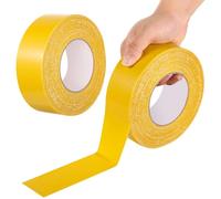 Kronabelle Lot de 2 rubans de marquage pour terrain, 164 ft par rouleau, 2 pouces de large, kit de traçage temporaire pour badminton, tennis et basket, lignes de court pour extérieur et intérieur