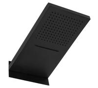 Kronenbach Spa douche à effet de pluie 50x25 cm rectangulaire noir KBMBBPRBOR250-2-BL