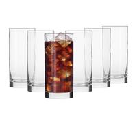 Krosno Grand Verre à Eau Rhum Cocktail Coca Cola Mojito Jus - Highball - Lot de 6 Gobelets - 300 ml - Collection Balance