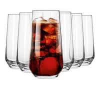 Krosno Grand Verre à Eau Rhum Cocktail Coca Cola Mojito Jus - Highball - Lot de 6 Gobelets - 480 ml - Collection Splendour