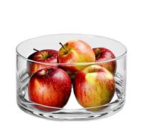 KROSNO Saladier en Verre, 19 cm, Fait à la main, Collection Glamour | Grand bol pour salade, fruits, collations, Verrerie élégants, Cristal sans plomb, Compatibles lave-vaisselle, Un beau cadeau