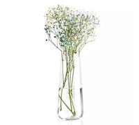 KROSNO Vase en Verre Haut pour Fleurs | Hauteur 24 cm | Vase - Carafe | Collection Pure | Cristal sans Plomb | Idéal pour la Maison, Le Restaurant ou Le Bureau