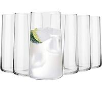 Krosno Grand Verre à Eau , Cocktail, Coca Cola, Jus, Mojito - Highball - Lot de 6 Gobelets - 550 ml - Collection Avant-Garde
