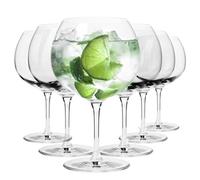 Krosno Verres à Gin & Tonic Lot de 6, 790 ml, Ballon, Collection Divine