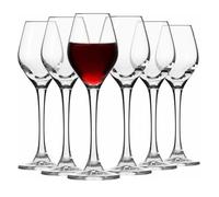 Krosno - Verres à Liqueur et Vodka 70 ml - Lot de 6 - Collection Splendour - Cristal Sans Plomb - Silhouette Élancée et Élégante