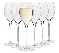 Krosno Verres à Prosecco Lot de 6, 300 ml, Collection Harmony
