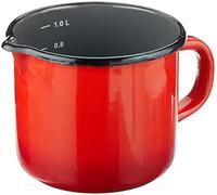 Krüger 17012 RO Rom Pot á Lait avec Bec Émail Rouge 12 cm