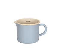 Krüger 17012PAB Sylt Pot á Lait avec Bec Émail Bleu 12 cm