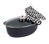 Krüger 2027343 Delta Rôtissoire Fonte d'Aluminium Noir 38 cm