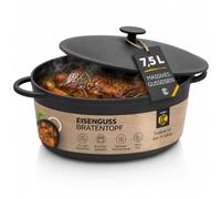 Krüger 2027378 Rustica Rôtissoire INOX Noir 34 cm