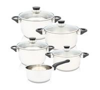 Krüger 2077412 Apollo Batterie de Cuisine INOX 60 x 30 x 30 cm 9 Pièces