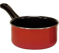 Krüger 31916 RO Rom Casserole avec Bord de Chromé Émail Rouge 16 cm