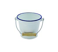 Krüger Husum 13214HU Mini Seau, 1,3 l, Blanc, diamètre : 14 cm, Hauteur : 13 cm