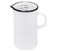 Krüger 11101 Pichet Émail Blanc 10 cm