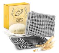 KRUSTENZAUBER Lot de 2 chiffons de nettoyage pour gâteaux pour les résidus tenaces lors de la cuisson du pain