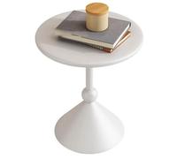 KRXSOBNV Table d'appoint, Guéridon décoratif, Petite Table Ronde à Martini, Cocktail et Boissons for Chambre Coucher(/White B,Large)