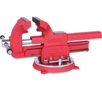 Tornillo de banco con plato circular, 125 mm