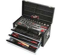 KS Tools Jeu d'outils universel 918.0200 1/4"+1/2" CHROMEplus, 99 pièces