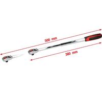 KS Tools 1/2" Cliquet réversible télescopique CHROMEplus, 36 dents