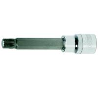 KS TOOLS 1/2" Douille à embout CHROMEplus XZN, longue, M14 918.1696