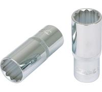 KS TOOLS 1/2" Douille CHROMEplus 12 pans, longue, 11/16 918.1286