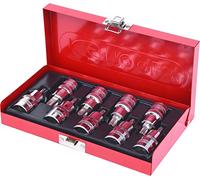 KS TOOLS 1/2" Jeu de douilles à embout CHROMEplus Torx, alésage, 9 pces