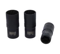 KS Tools Jeu de douilles doubles à chocs 1/2" 3 pièces 17–21 mm (913.1270)