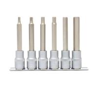 KS Tools Jeu de douilles 1/2" six pans creux longues 6 pièces 5/6/7/8/10/12 mm – 911.1336