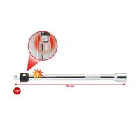 KS Tools 1/2" Rallonges à verrouillage CHROMEplus, 250mm Quantité:1