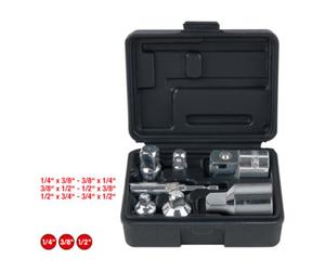 KS Tools 1/4"+3/8"+1/2"+3/4" Jeu d'augmentateurs réducteurs CHROMEplus, 7 pcs. Quantité:1