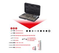 KS Tools Coffret de douilles et embouts 911.4305 Torx (TX) 1/4" + 3/8" + 1/2" 57 pièces