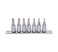 KS Tools 1/4" Coffret douilles mini-cliquet CHROMEplus TX, 7 pcs., T10-T40 Quantité:1