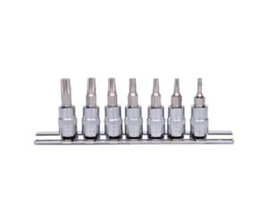 KS Tools 1/4" Coffret douilles mini-cliquet CHROMEplus TX, 7 pcs., T10-T40 Quantité:1