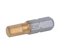 KS Tools 1/4" Embouts de vissage 6 pans TIN, 25mm, 4mm, pack de 5 Quantité:5