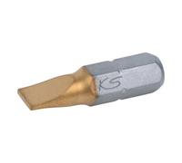 KS Tools 1/4" Embouts de vissage Fente TIN, 25mm, 4mm, pack de 5 Quantité:5