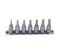 KS Tools 1/4" Jeu de douilles tournevis TX percé CHROMEplus, 7 pcs. TB10-TB40 Quantité:1