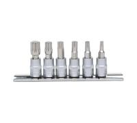 KS Tools – Jeu de douilles XZN 1/4" (6,3 mm) 6 pièces M4–M10 911.1547