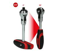KS Tools 1/4" MODIFIXCliquet de tête pivotante, mini-poignée en T, 72 crans Quantité:1