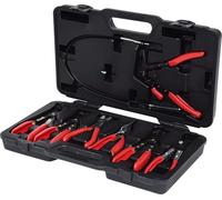 KS TOOLS 115.1055 - Coffret de Pinces Spéciales à Collier Clip - 7 Pièces - Couleur Noir