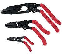KS TOOLS 115.5010 - Kit de 3 Pinces Ajustables Ø74, 35, 20mm d'Obturation de Tuyaux
