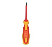 KS Tools 117.0522 ERGOTORQUE VDE Tournevis PH, PH0 | Tournevis PH ERGOTORQUE VDE, PH0, Isolé 1000V, précision de serrage, chrome vanadium