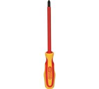 KS Tools 117.0538 Tournevis bi-matière isolé 1000V PZ 3 x 115 mm | Tournevis PZ ERGOTORQUE VDE, PZ3, précision de serrage, chrome vanadium