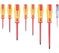 KS Tools 117.0550 Jeu de 8 tournevis bi-matière isolés 1000V