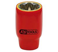 KS Tools 117.1213 - Douille 1/2" avec revêtement isolant, 13 mm - En Chrome Vanadium