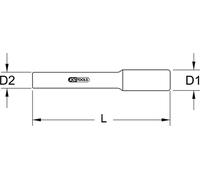 KS TOOLS 117.3812 Porte-embouts