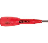 KS Tools Douille tournevis 3/8" avec revêtement isolant pour vis à six pans creux, 6 mm, longueur 82 mm Quantité:1