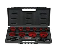 KS Tools – Coffret 10 scies cloches 129.5545 – Ø19–67 mm HSS bi-métal, métaux durs