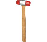 KS Tools Maillet 140.5201 Embout plastique, manche frêne galbé, tête Ø28 mm
