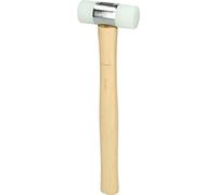 KS Tools Maillet 140.5211 - embout nylon 200 g, tête 28 mm, manche frêne galbé